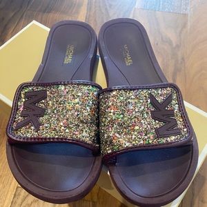 Michael Kors slides - purple size 6